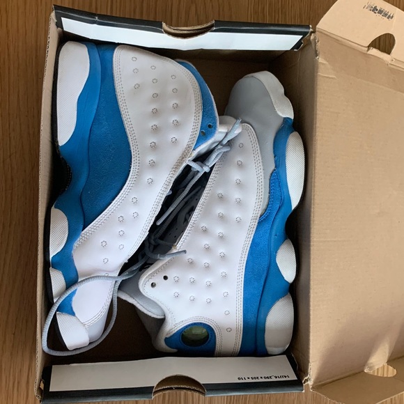 Air Jordan Retro 13 GS “Italy Blue” used - Picture 3 of 9